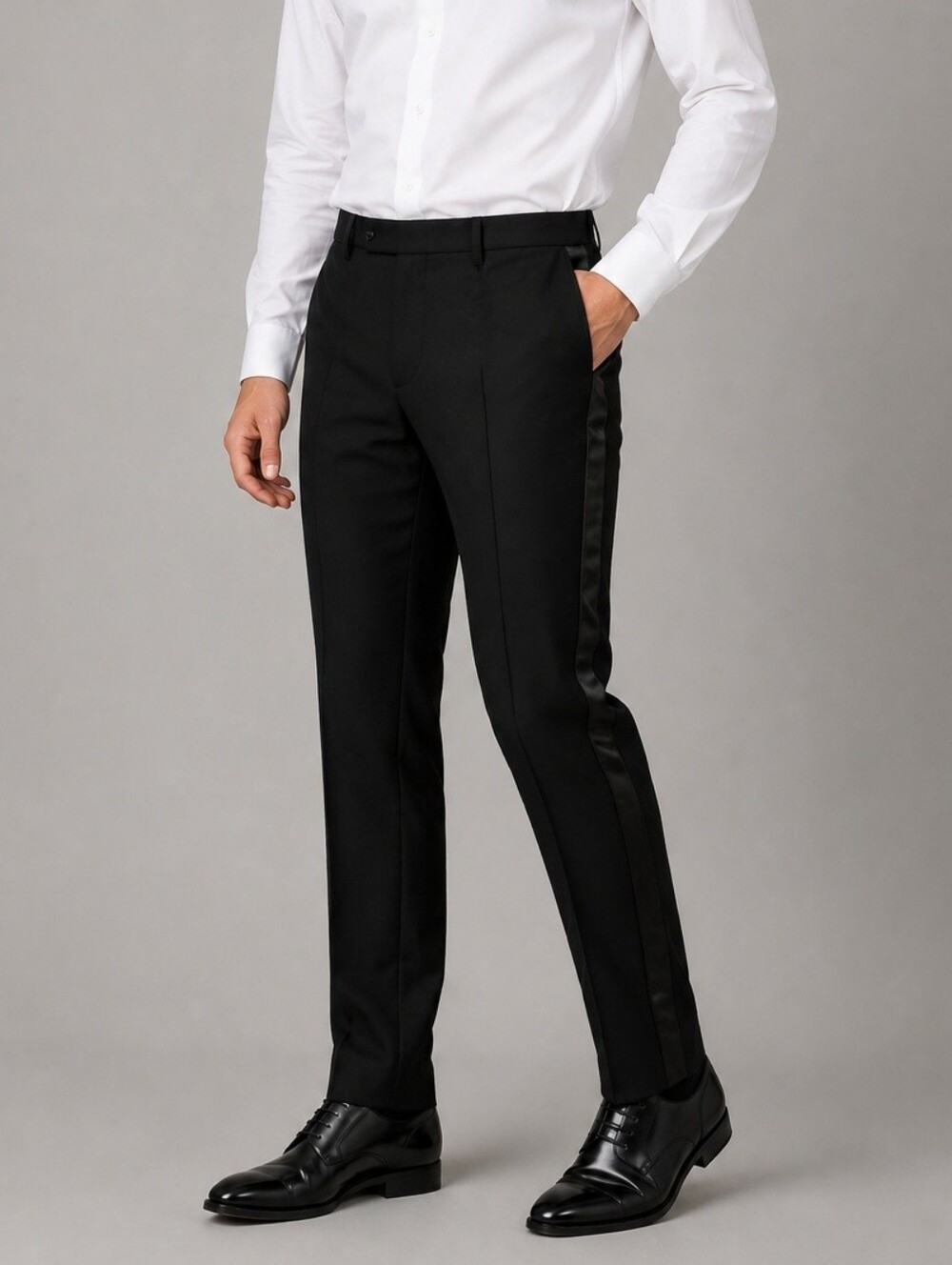 Burberry NWT Men's Wool Satin Side Stripe Trouser  Dress Pants